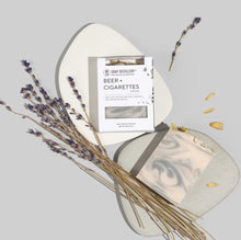 Load image into Gallery viewer, beer & cigarettes soap bar