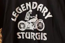 Load image into Gallery viewer, black skeleton sturgis motorcyle tee