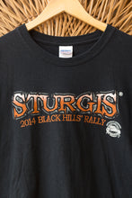 Load image into Gallery viewer, black sturgis buffalo motorcycle tee