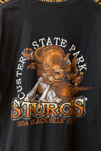 Load image into Gallery viewer, black sturgis buffalo motorcycle tee