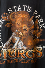 Load image into Gallery viewer, black sturgis buffalo motorcycle tee