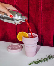 Load image into Gallery viewer, collapsible coffee cup in carnation