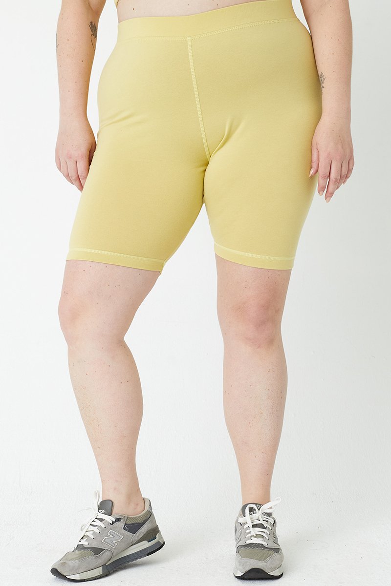 bike shorts in celery – shopthewolfpack