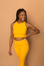 Load image into Gallery viewer, girlfriend dylan bra in golden glow