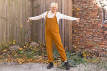 Load image into Gallery viewer, hemp canvas overalls