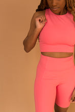 Load image into Gallery viewer, girlfriend collective bike shorts in camellia