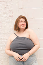 Load image into Gallery viewer, hemp lana one shoulder top in cement