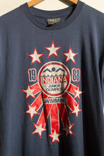 Load image into Gallery viewer, 1988 junior olympics navy blue tee