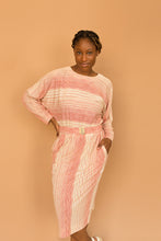 Load image into Gallery viewer, cream and red striped dress