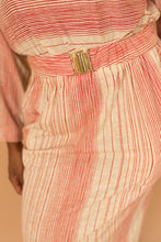 Load image into Gallery viewer, cream and red striped dress