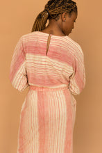 Load image into Gallery viewer, cream and red striped dress