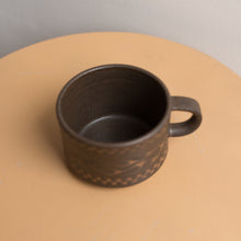 Load image into Gallery viewer, flame mug in lava rock