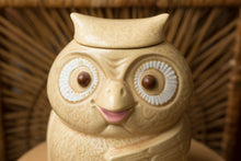 Load image into Gallery viewer, ceramic owl cookie jar