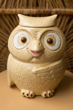 Load image into Gallery viewer, ceramic owl cookie jar