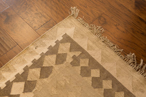 gray & brown rug