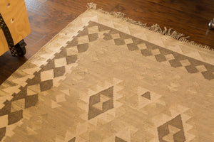 gray & brown rug