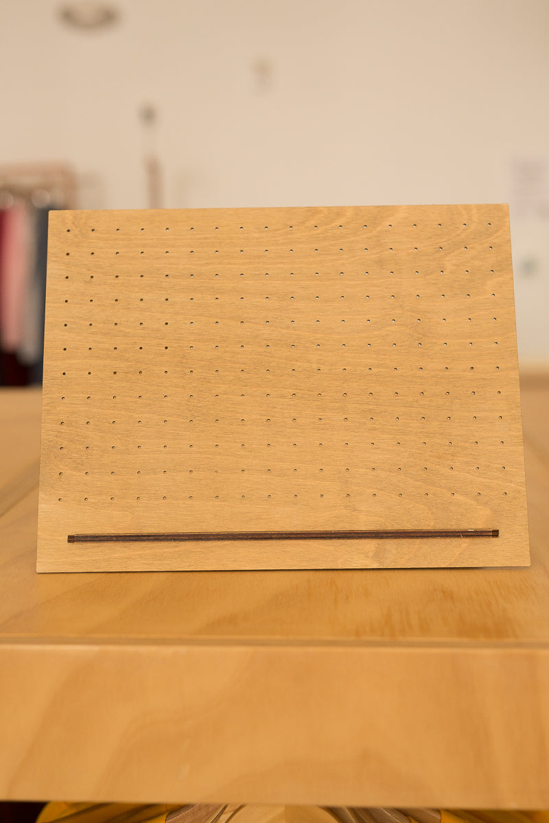 wooden earring display #1