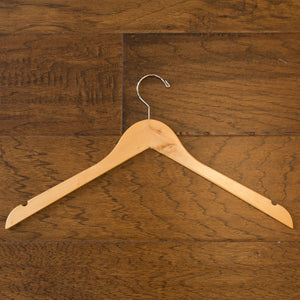 pack of 50 wooden hangers