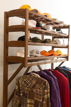 Load image into Gallery viewer, wooden clothing rack