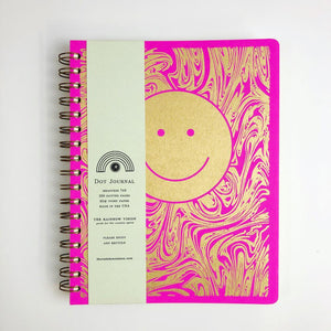 smile journal in fuschia