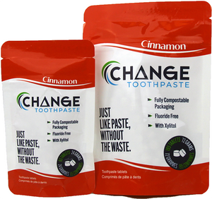 zero waste toothpaste tablets - cinnamon