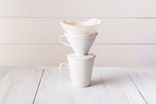 Load image into Gallery viewer, organic cotton reusable coffee cone filters