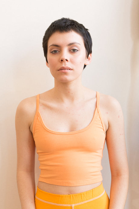 cami tank in papaya