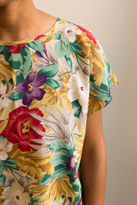 tropical floral top
