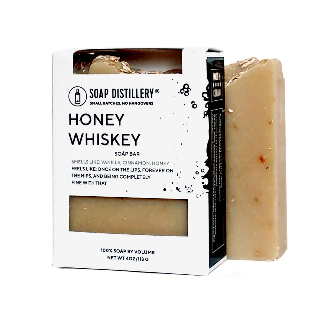 honey whiskey soap bar