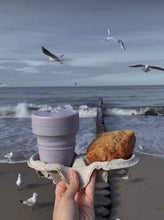 Load image into Gallery viewer, collapsible coffee cup in lilac