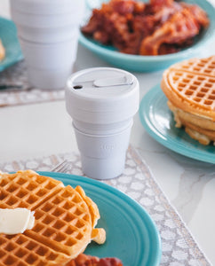 collapsible coffee cup in steel