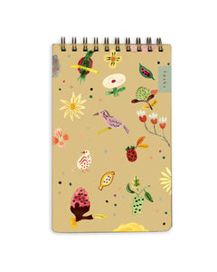 birds and fruits notepad