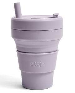 collapsible coffee cup in lilac