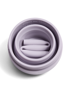 collapsible coffee cup in lilac