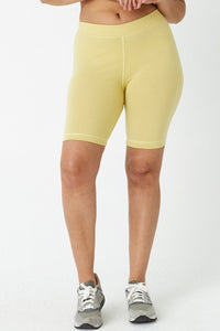 bike shorts in celery