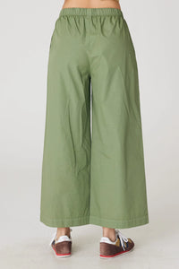 green poplin pants