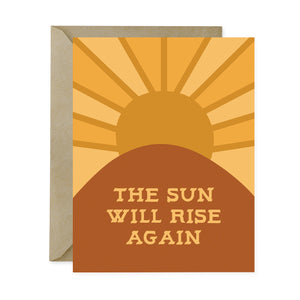 sun will rise card