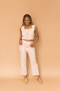 enoke trousers in rose