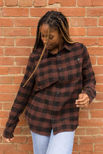 Load image into Gallery viewer, shiloh flannel in espresso