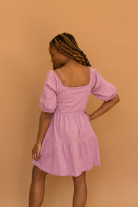 bowen dress in lilac