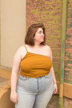 Load image into Gallery viewer, hemp lana one shoulder top in ginger