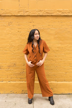 Load image into Gallery viewer, libra jumpsuit in camel