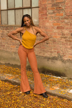 Load image into Gallery viewer, estelle flare pants in warm stripes