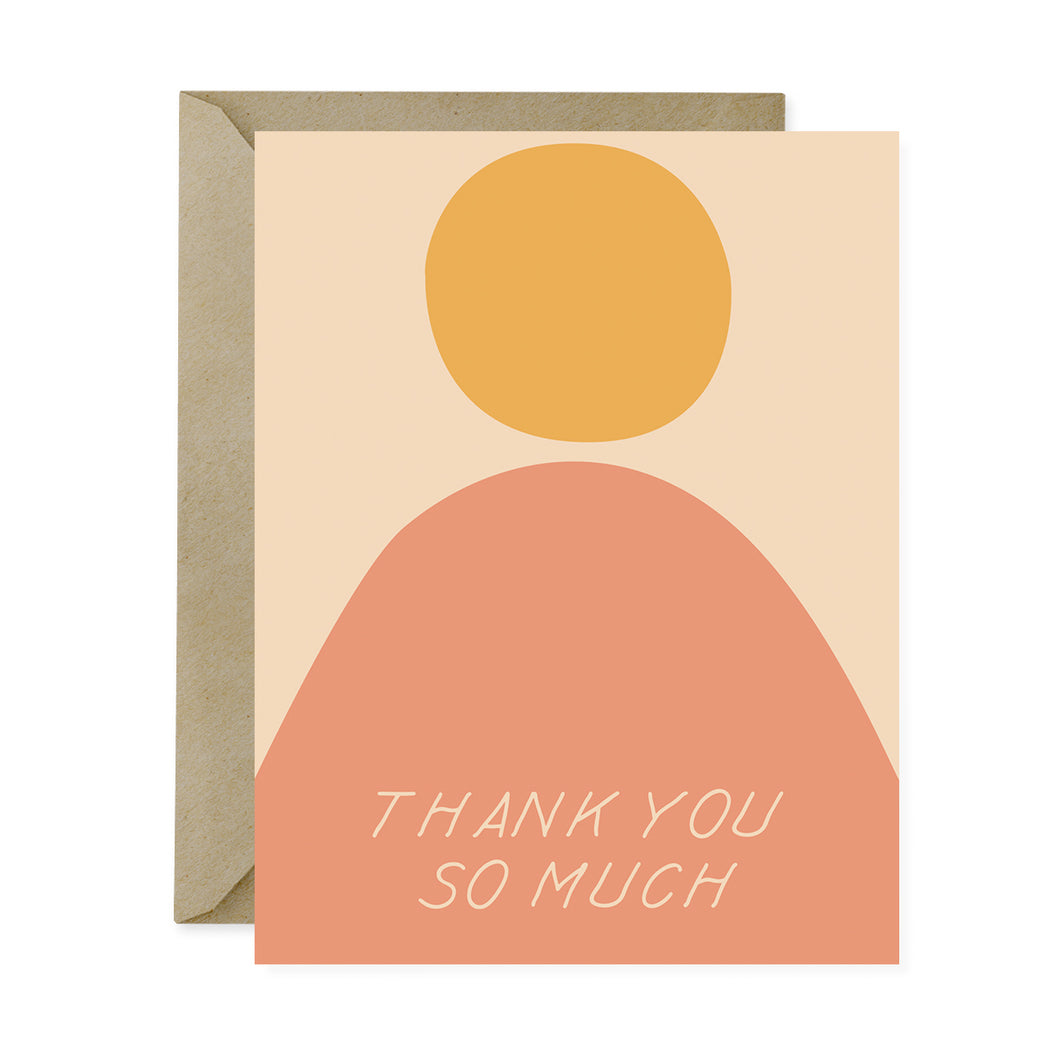 thank you so much card