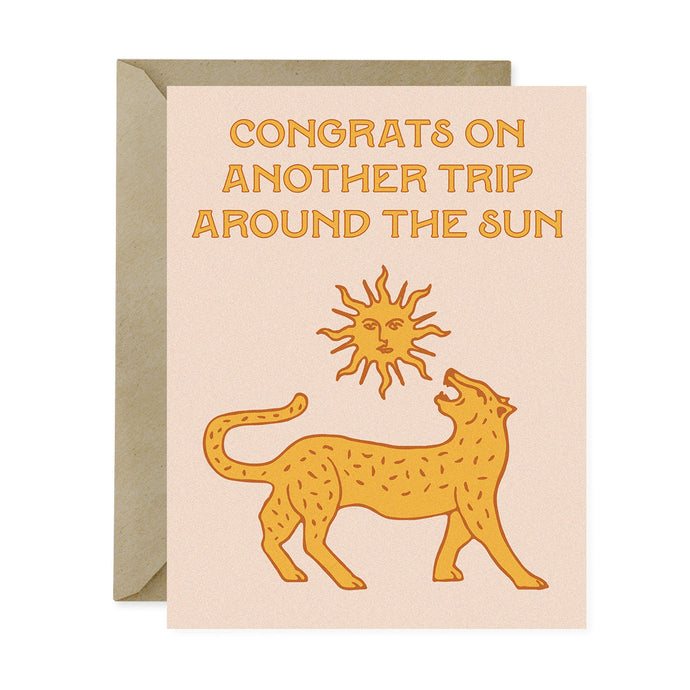 trip around the sun card