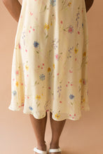 Load image into Gallery viewer, light yellow floral dress