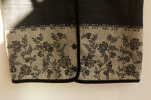 Load image into Gallery viewer, gray &amp; black floral wool vest