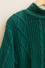 Load image into Gallery viewer, green turtleneck sweater