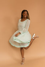 Load image into Gallery viewer, mint blue long sleeve dress