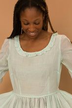 Load image into Gallery viewer, mint blue long sleeve dress